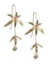 ANNETTE FERDINANDSEN Pearl & 14K Wildflower Drop Earrings