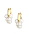 SYDNEY EVAN WOMEN'S FRESHWATER PEARL HUGGIE EARRINGS,400095757280