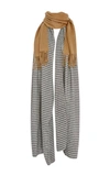 DONNI CHARM DONNI STRIPE MERGE SCARF,AW16-MERGE-HGYST