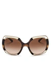 TORY BURCH SQUARE SUNGLASSES, 54MM,TY605954-Y