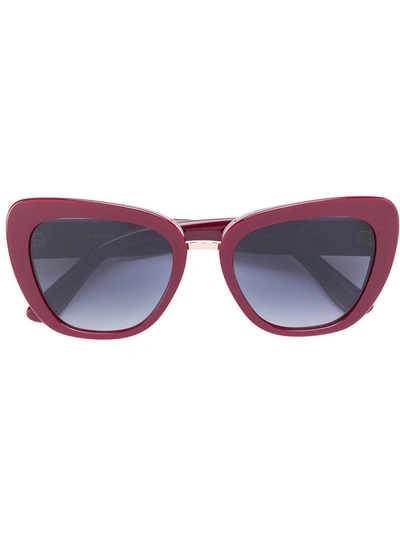 Dolce & Gabbana 猫眼框太阳眼镜 In Red
