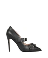 GUCCI QUEERCORE LEATHER PUMPS,9307647