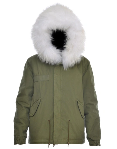 Mr & Mrs Italy Cotton Parka In White