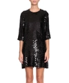 AMEN SEQUINED EMBROIDERY DRESS,AMW17404 009