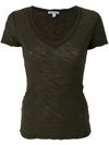 JAMES PERSE V-neck fitted T-shirt,WUA369512471912