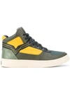 DIESEL DIESEL STREET FIGHTER 5 NASH SNEAKERS - GREEN,VISFORDIESELNASHP142412492657