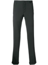 Prada Checked Slim-leg Wool-blend Trousers