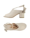 Racine Carrée Sandals In Light Grey