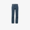 RE/DONE RE/DONE BLUE DOUBLE NEEDLE CROP JEANS,1823WDNCS12472185