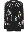 VALENTINO EMBROIDERED WOOL CARDIGAN,P00283076