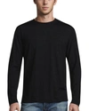 Derek Rose Mens Black Basel Long-sleeved Stretch-modal Top Xxl