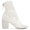 MARSÈLL MARSELL WHITE SUEDE MABO SAND BOOTS,MW4842
