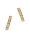 Dana Rebecca Designs Diamond Sylvie Rose Earrings In 14k Yellow Gold In White/gold