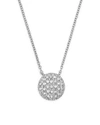 DANA REBECCA DESIGNS 14K WHITE GOLD LAUREN JOY MEDIUM NECKLACE WITH DIAMONDS,N252