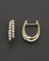 BLOOMINGDALE'S DIAMOND DOUBLE ROW HOOP EARRINGS IN 14K YELLOW GOLD, .50 CT. T.W.,BX2138-RG14Y