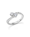 BLOOMINGDALE'S DIAMOND TWO STONE RING IN 14K WHITE GOLD, 1.0 CT. T.W. - 100% EXCLUSIVE,REK305K-FWQ6