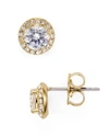 Nadri Cubic Zirconia Stud Earrings In Gold