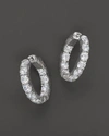 BLOOMINGDALE'S CERTIFIED DIAMOND INSIDE-OUT HOOP EARRINGS IN 14K WHITE GOLD, 5.50 CT. T.W. - 100% EXCLUSIVE,VEF221B55I1BWC