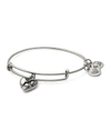 ALEX AND ANI ALEX AND ANI CUPID'S HEART CHARM EXPANDABLE WIRE BANGLE,A17EB02RS