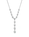 BLOOMINGDALE'S DIAMOND Y NECKLACE IN 14K WHITE GOLD,.50 CT. T.W. - 100% EXCLUSIVE,FYTZ