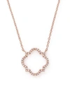 BLOOMINGDALE'S DIAMOND GEOMETRIC PENDANT NECKLACE IN 14K ROSE GOLD, .20 CT. T.W. - 100% EXCLUSIVE,34041NEC4X