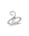 ALOR DIAMOND GREY CABLE RING,02-32-S081-11