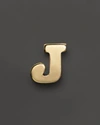 ZOË CHICCO 14K YELLOW GOLD SINGLE INITIAL STUD EARRING,1LE 14K J