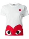 COMME DES GARÇONS PLAY 'Red Play' T-shirt,HANDWASH