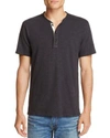 RAG & BONE RAG & BONE STANDARD ISSUE HEATHERED HENLEY TEE,M000T996G