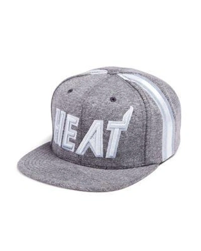 Mitchell & Ness Miami Heat Fleece Nba Hat - 100% Exclusive In Grey