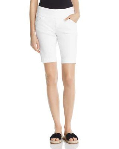 Jag Jeans 'ainsley' Slim Bermuda Shorts In White