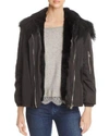 MAXIMILIAN FURS RABBIT FUR LINED JACKET - 100% EXCLUSIVE,7GLT5869