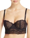 Passionata By Chantelle Blossom Underwire Bustier Bra In Black