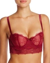 Passionata By Chantelle Blossom Underwire Bustier Bra In Raspberry