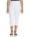 Lyssé Plus Perfect Denim Capri Leggings In White