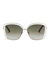 CHLOÉ Poppy Square Sunglasses,CE133S
