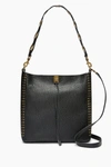 Rebecca Minkoff Small Darren Deerskin Leather Feed Bag - Black In Black