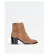 RAG & BONE WILLOW MICRO-STUD SUEDE HEELED ANKLE BOOTS