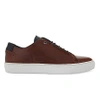 TED BAKER DUUKE BROGUE DETAIL LEATHER TRAINERS