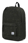 HERSCHEL SUPPLY CO WINLAW X KEITH HARING BACKPACK - GREEN,10230-01719-OS
