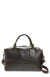 Barbour Travel Explorer Holdall Bag In Chocolate