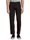 SAKS FIFTH AVENUE Solid Flat Front Pants,0400092402286