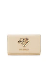 LOVE MOSCHINO Love Fold Over Wallet,0400095770195