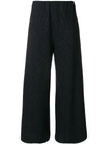 HARRIS WHARF LONDON cropped pinstripe trousers,A8421MDG12419314