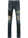 FAGASSENT RIPPED SKINNY JEANS,BUTTLE12487030