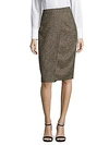 ESCADA Reo Tweed Pencil Skirt,0400096154590