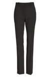 Theory 'super Slim Edition' Stretch Wool Pants In Black