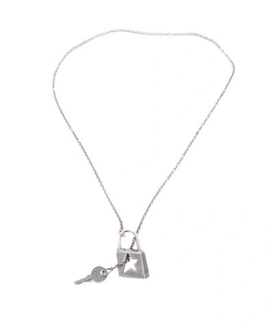 Golden Goose Long Necklace In Argento