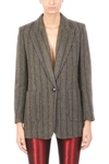 Isabel Marant Grey Pinstripe Kern Blazer