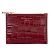 ASPINAL OF LONDON Essential mock-croc leather pouch